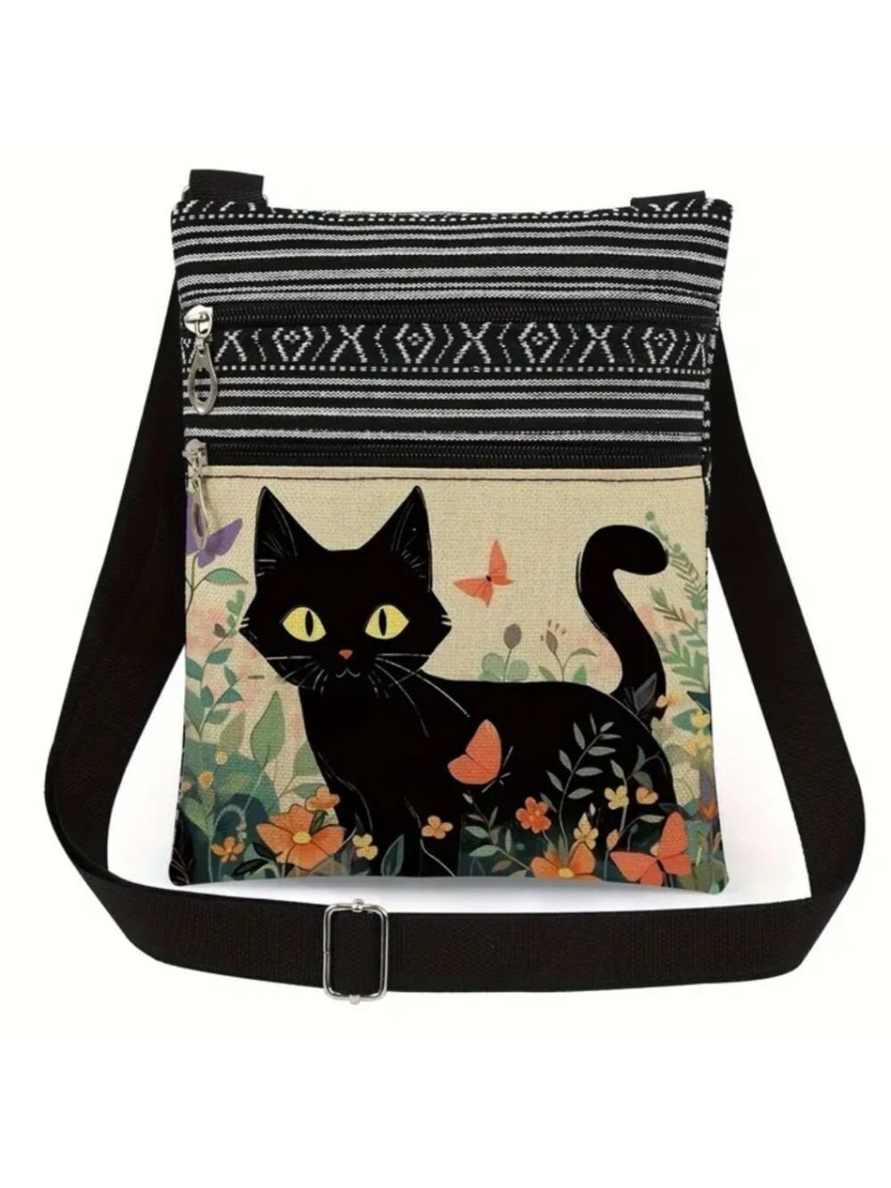 CAT Crossbody Bohemian Style Colorful Bag